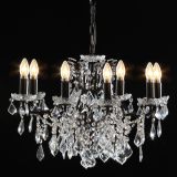Arabella Shallow French Bronze 8 Arm Chandelier